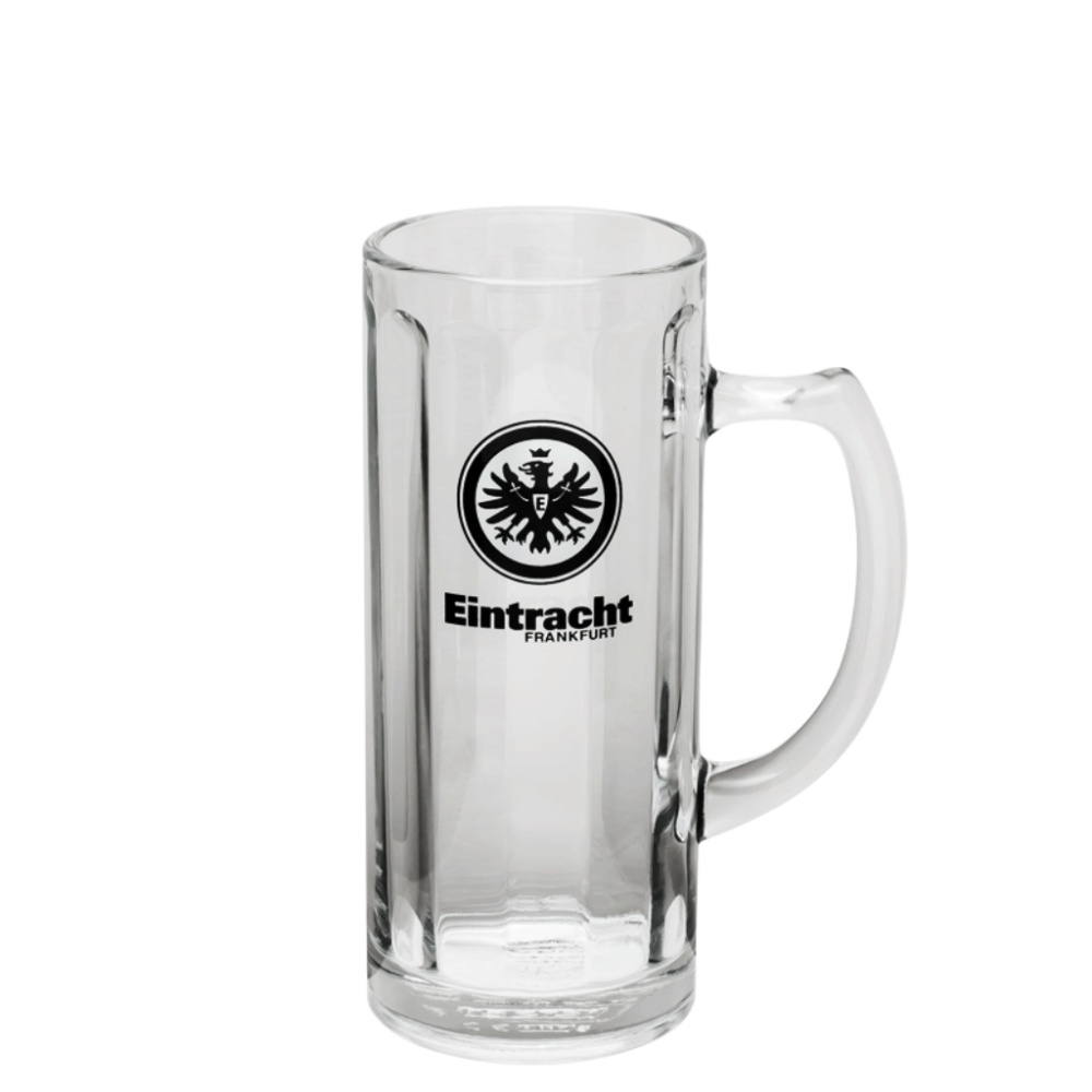 Eintracht Frankfurt Bierseidel 0,3 l Logo Glas, Bierglas