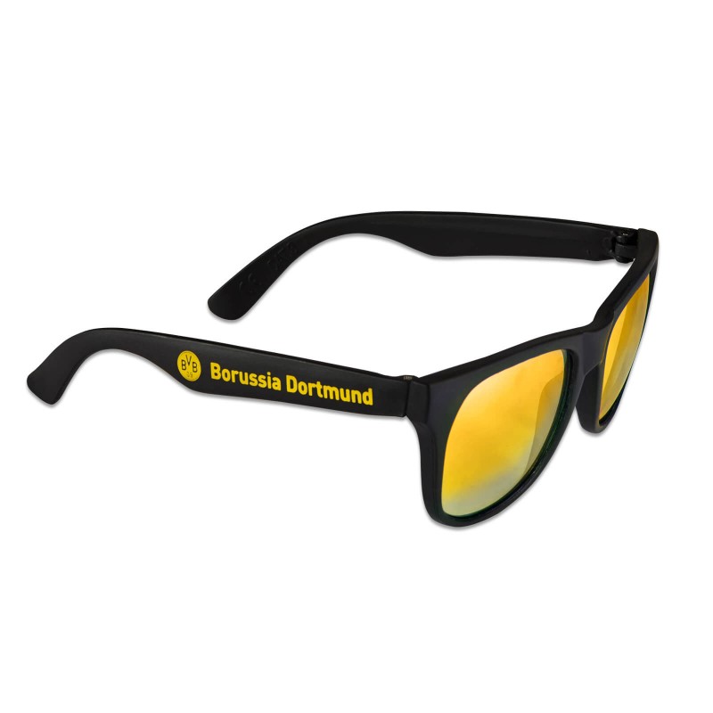 Dortmund Sonnenbrille Fan-Artikel Nerd-Brille Städte-Brille Fun Schwarz-Gelb 