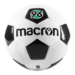 Hannover 96 Fußball Macron Gr. 5, Ball s-w-g H96 - plus Lesezeichen I love Hannover