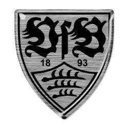 VfB Stuttgart Aufkleber - 3D Logo - S