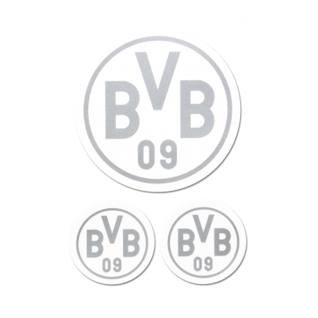BVB Aufkleber im 3-er Set  Borussia Dortmund 