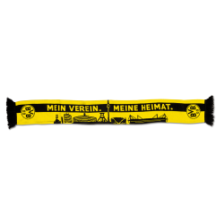 Dortmund schwarz gelbe Invasion Fan Schal Scarf Fussball Fußball Soccer Fanschal 