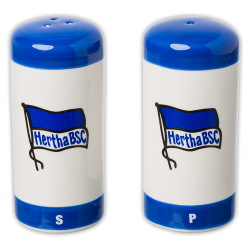 Hertha BSC Berlin Salz und Pfeffer Streuer - Logo - blau-weiß