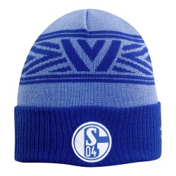 FC Schalke 04 Mütze - Diamant blau - Beanie, Wintermütze, Strickmütze S04 (L)