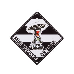 Borussia Mönchengladbach Autoschild - Mini Borusse on Tour - mit Saugnapf, Schild BMG (L)