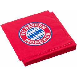 FC Bayern München Servietten FCB Logo rot 20er Set