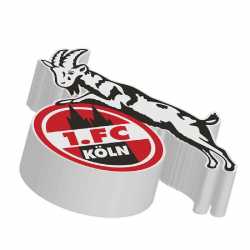 1. FC Köln Radiergummi - Logo - Radierer  Hennes Eraser - Plus Lesezeichen I love Köln