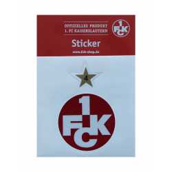 1. FC Kaiserslautern Aufkleber - Logo Meisterstern - 