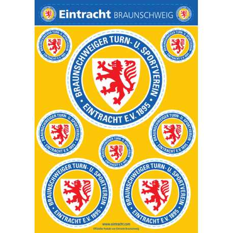 Eintracht Braunschweig Aufkleberbogen A5