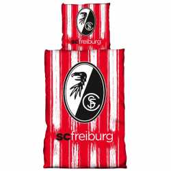 SC Freiburg Bettwäsche - Streifen - 