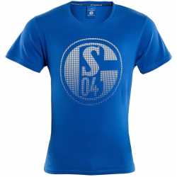 FC Schalke 04 Kinder T-Shirt - Signet blau