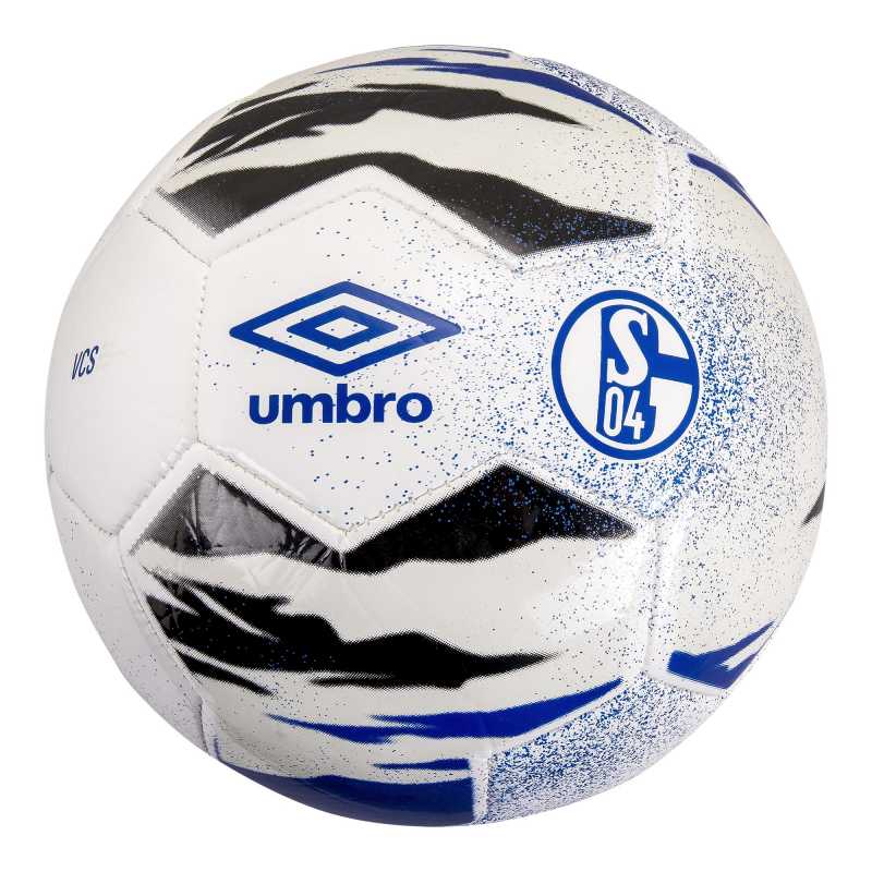 Metallic FC Schalke 04  Fußball Größe 5 Ball S04 blau plus Lesezeichen I 