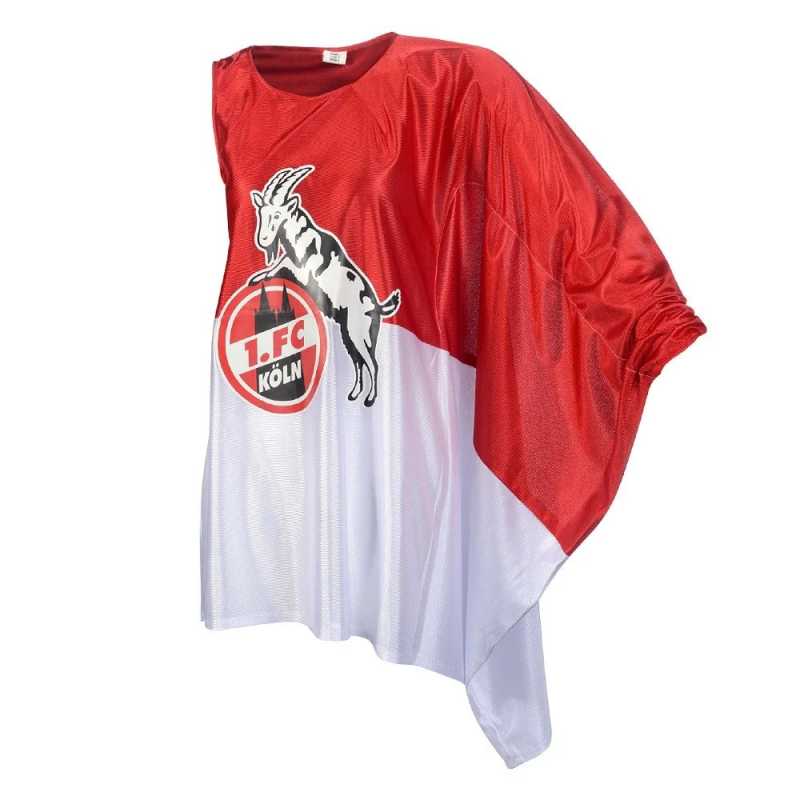 1 FC Köln Flaggenkleid Kostüm Original für Erwachsene 