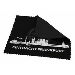 Eintracht Frankfurt Brillenputztuch groß Microfasertuch schwarz Tuch SGE