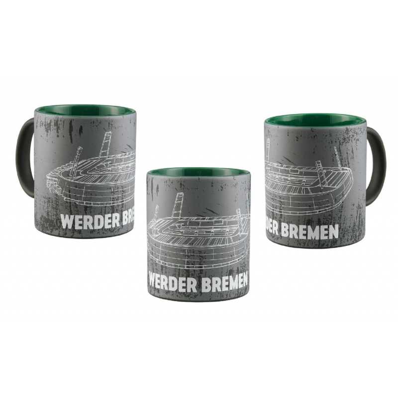 SV Werder Bremen Tasse Metallic grün 
