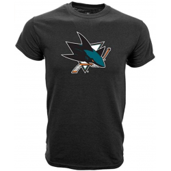 Levelwear NHL New San Jose Sharks T-Shirt - Core Logo - grau Shirt