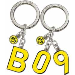 Borussia Dortmund Schlüsselanhänger Buchstaben A-Z / 09 Anhänger BVB 09