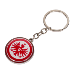 Eintracht Frankfurt Schlüsselanhänger - Logo Rot - rund Anhänger Keychain SGE