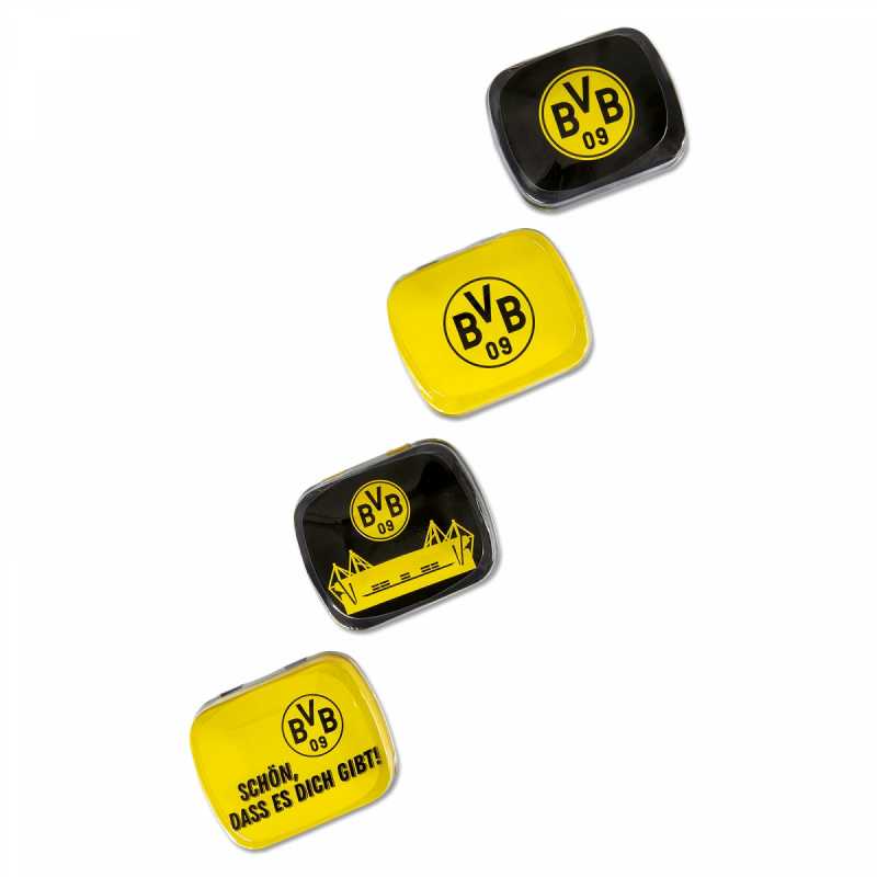 5 Stück Feuerzeuge im Set mit Logo Borussia Dortmund "BVB" 