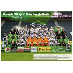 Borussia Mönchengladbach Poster Team Plakat Mannschaftsposter 2016/17 BMG