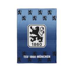 TSV 1860 München Flanelldecke - Logo - blau