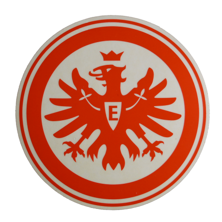 Eintracht Frankfurt Aufkleber Logo rot