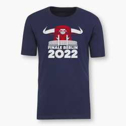 RB Leipzig T-Shirt zum Pokalfinale 2021/22 RBL navy Erwachsenen Shirt Unisex