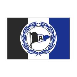 DSC Arminia Bielefeld Hissfahne - Wappen - 150 x 100 cm Fahne Flagge