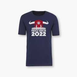RB Leipzig Kinder T-Shirt zum Pokalfinale 2021/22 RBL navy Kids Shirt