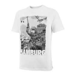 Hamburger SV T-Shirt - Kaspar - weiß Shirt HSV