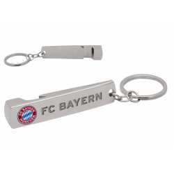FC Bayern München Schlüsselanhänger - Flaschenöffner - silbern Anhänger Keychain FCB