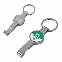 SV Werder Bremen Schlüsselanhänger mit Flaschenöffner und Einkaufschip  Anhänger Keychains - NewFanCorner