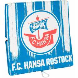 F.C. Hansa Rostock Klappkissen - Streifen - Sitzkissen Kissen Stadionkissen