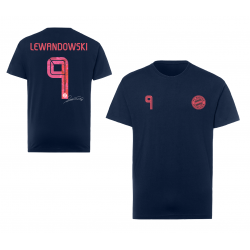 FC Bayern München Kinder T-Shirt navy - Lewandowski -