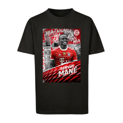 FC Bayern München T-Shirt schwarz - Servus Mané - Shirt FCB Tshirt