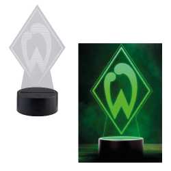 SV Werder Bremen LED Licht - RAUTE - Lampe Logo Leuchte