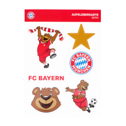 FC Bayern München Aufkleberbogen - Berni -  Aufkleber Set Sticker FCB