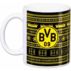 Borussia Dortmund Weihnachtstasse Tasse Weihnachten Kaffeetasse BVB 09