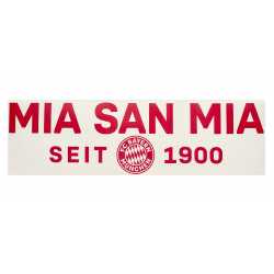 FC Bayern München Heckscheibenaufkleber - Mia san mia - XXL Auto Aufkleber Sticker FCB