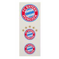 FC Bayern München Aufkleber - Logo - 3er Set Sticker FCB