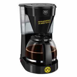 Melitta Easy BVB Edition 1023-02 Filter-Kaffeemaschine aus Kunststoff, schwarz
