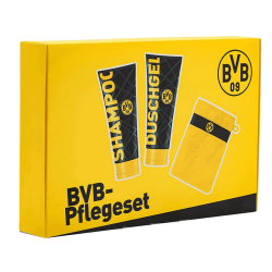 Borussia Dortmund Pflege-Set 3-teilig (Shampoo, Duschgel, Waschhandschuh) Pflegeset BVB 09