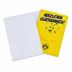 Borussia Dortmund Geldscheinkarte Emma - Herzlichen Glückwunsch! - Glückwunschkarte Geburtstagskarte Karte BVB 09