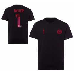 FC Bayern München T-Shirt - Neuer - schwarz FCB Shirt