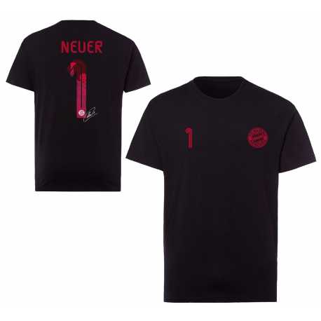 FC Bayern München T-Shirt - Neuer - schwarz FCB Shirt