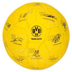 Borussia Dortmund  Unterschriften Fussball 2022/23 Ball Signature Gr. 5 BVB 09
