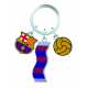 FC Barcelona Schlüsselanhänger - Charms - Anhänger Logo-Ball-Schal keychains