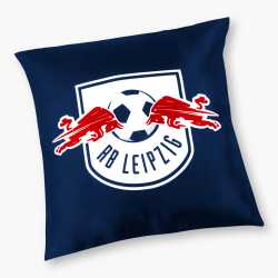 RB Leipzig Kissen - Logo - blau Kuschelkissen Dekokissen RBL