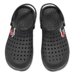 1. FC Köln Gartensandale mit Riemen schwarz Classic Clogs mit Logo