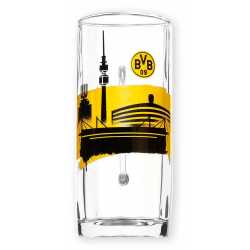 Borussia Dortmund Bierkrug - Skyline - Bierseidel 0.5 l Bierglas Glas BVB 09